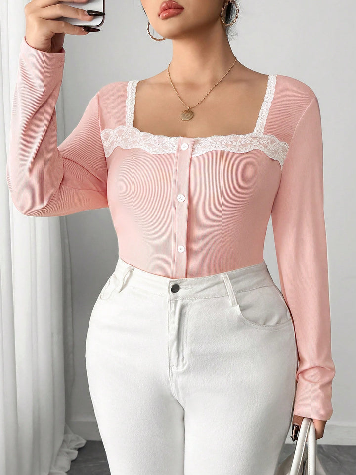 SHEIN blúz, rózsaszín