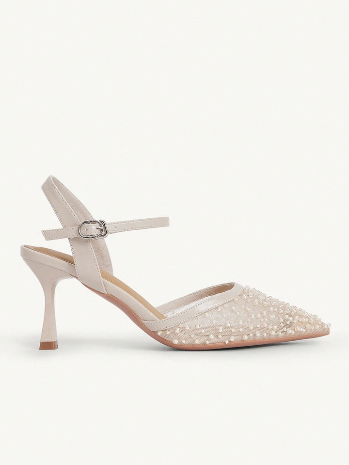 Pantofi cu toc SHEIN, auriu