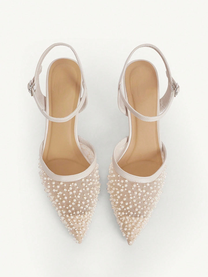 Pantofi cu toc SHEIN, auriu