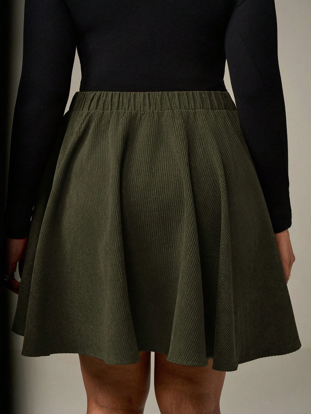 SHEIN mini szoknya, khaki