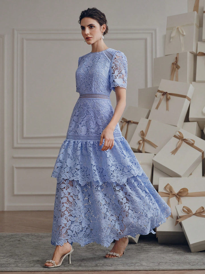 Rochie midi SHEIN, albastru