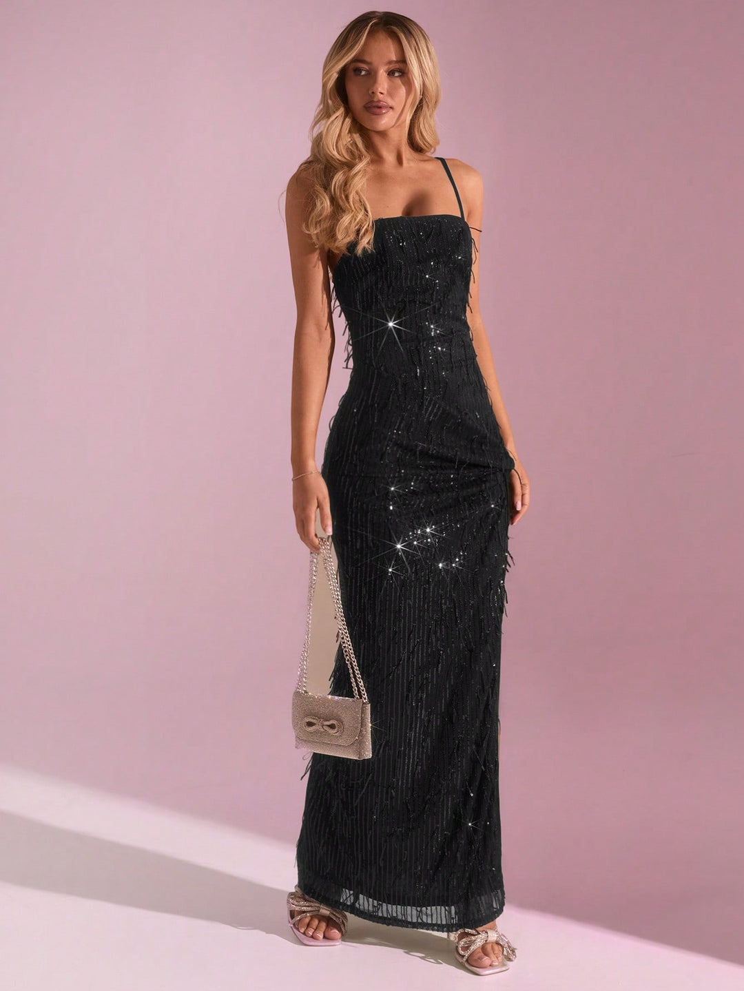 Rochie maxi SHEIN, negru