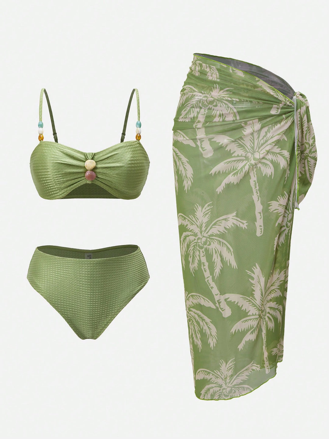 SHEIN bikini szett, zöld