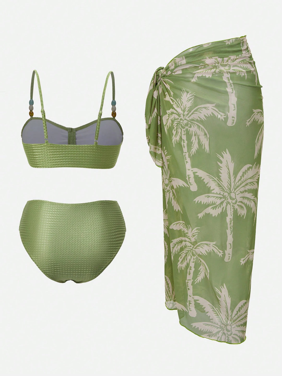 SHEIN bikini szett, zöld