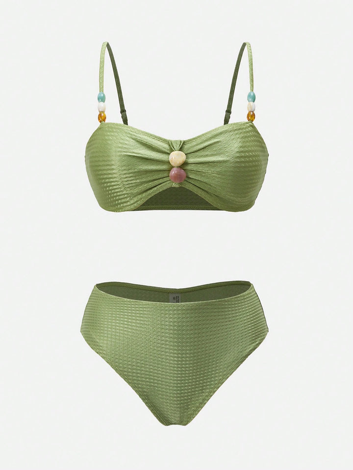SHEIN bikini szett, zöld