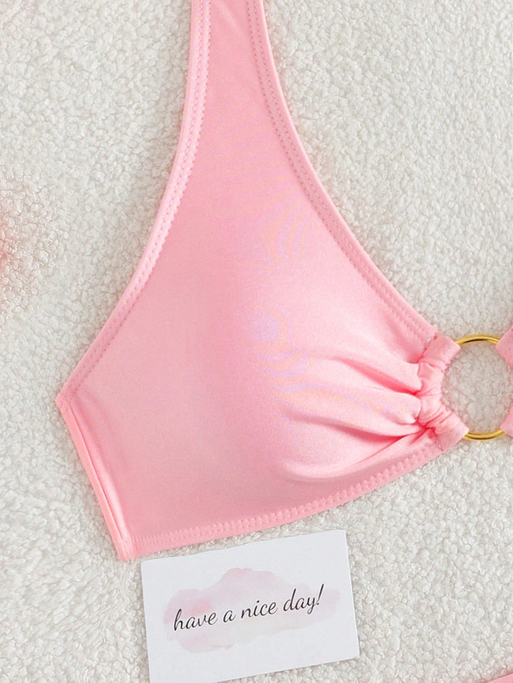 Set bikini SHEIN, roz