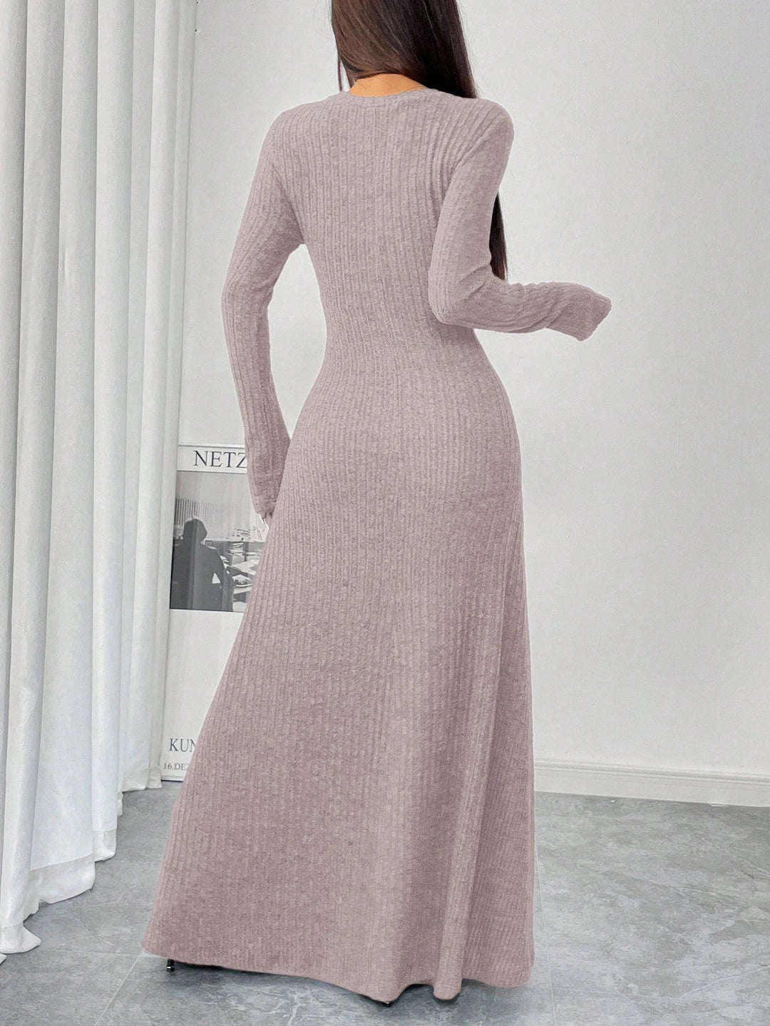 SHEIN maxi ruha, lila
