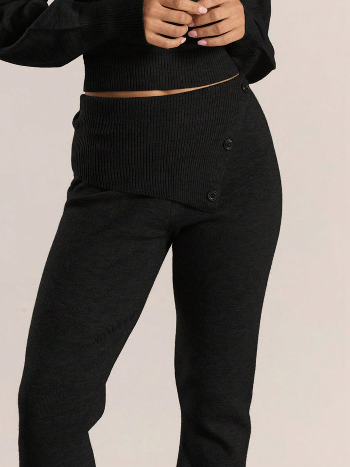 Pantaloni SHEIN, negru