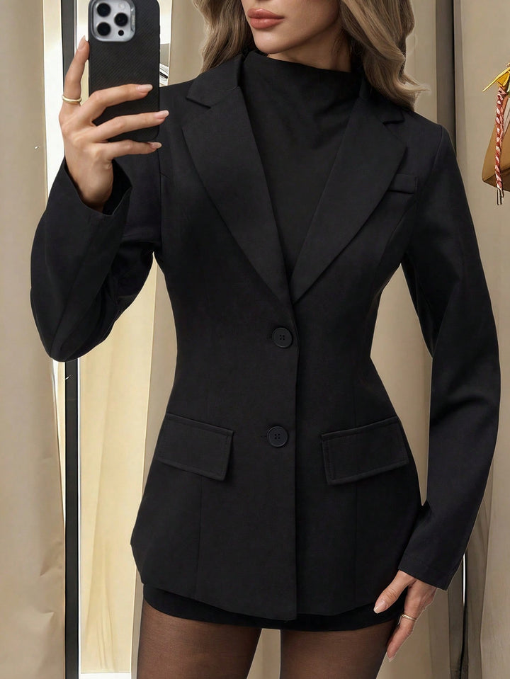 Sacou SHEIN, negru