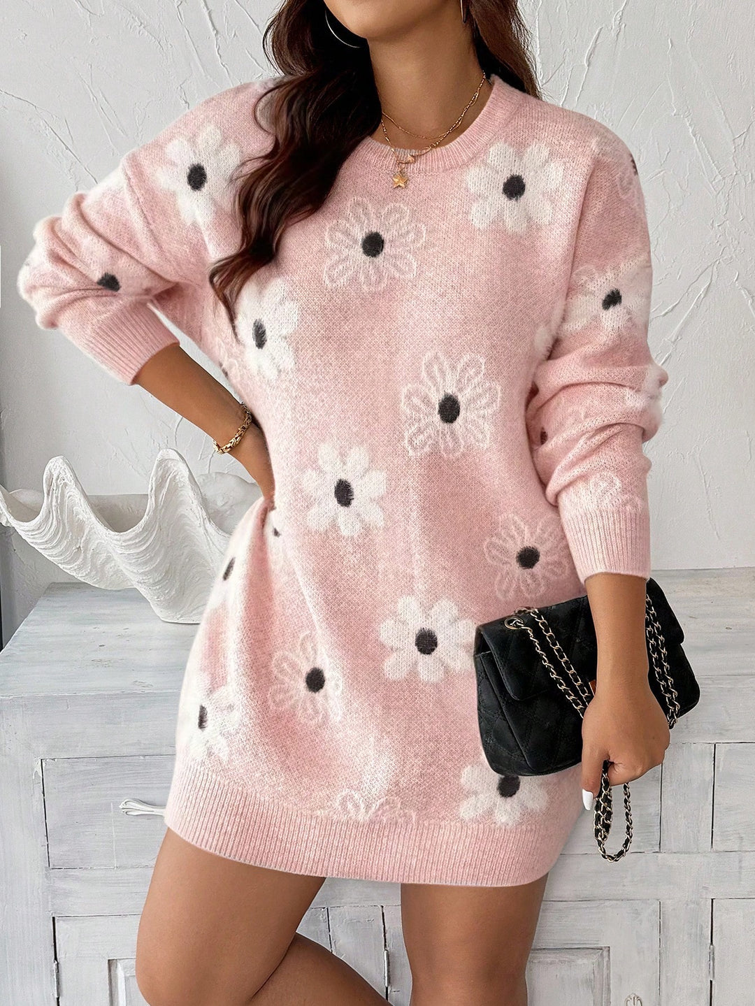 Rochie mini SHEIN, roz