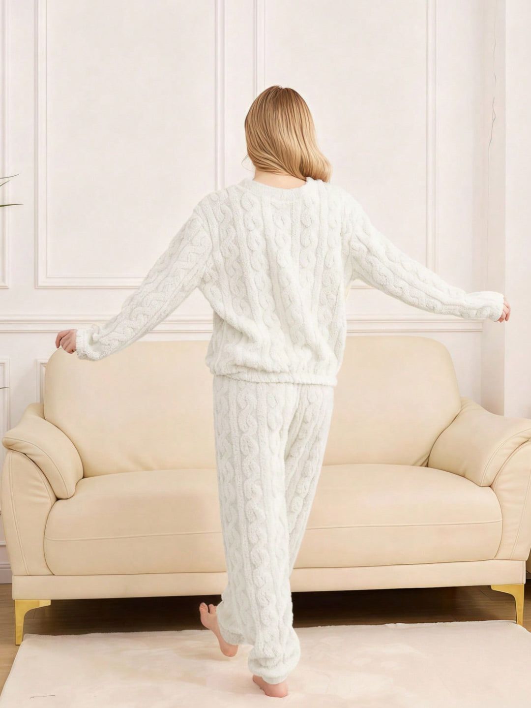 Pijama SHEIN, alb