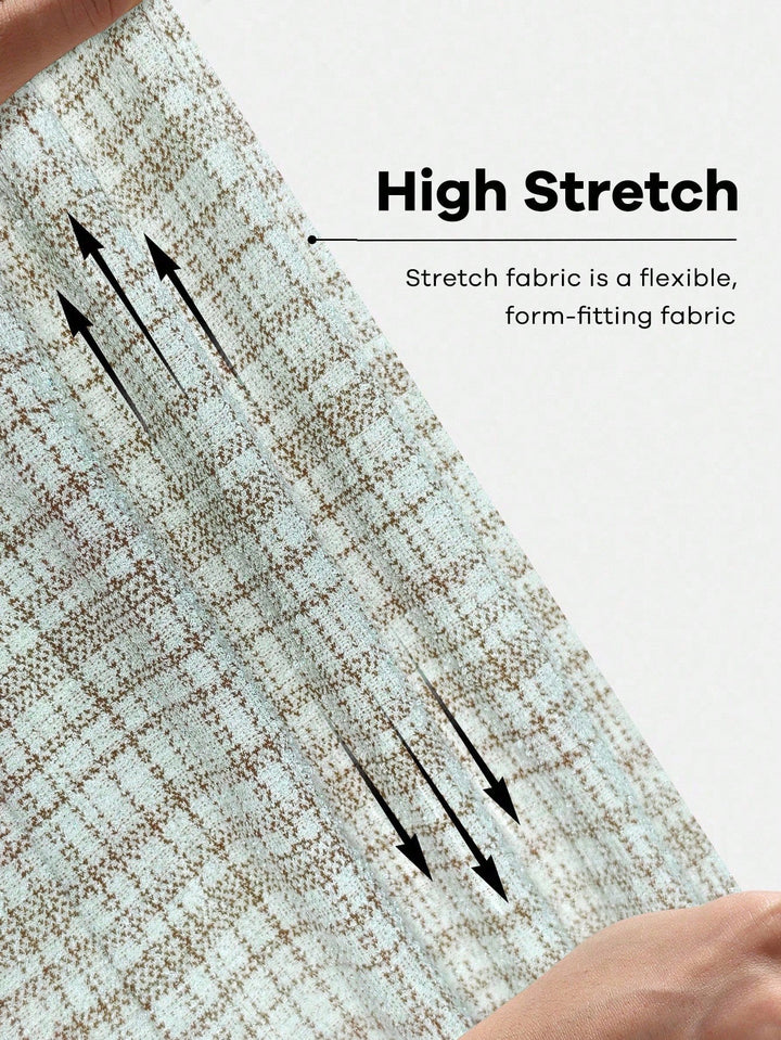 Pantaloni SHEIN, maro