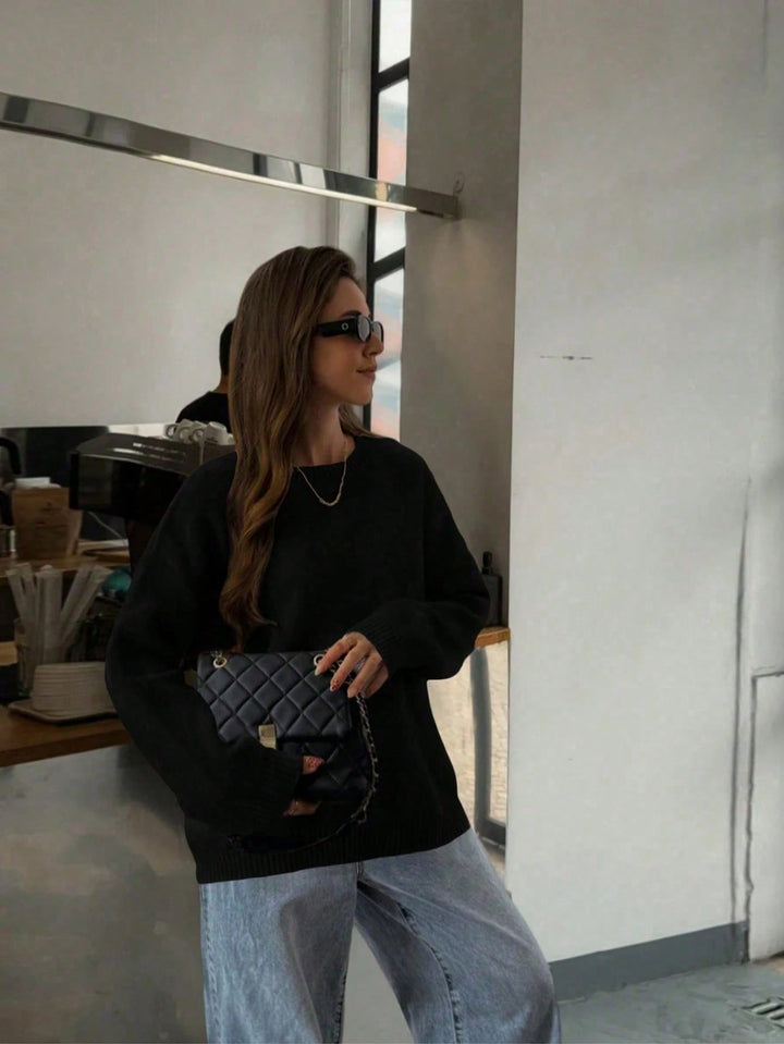 Pulover SHEIN, negru