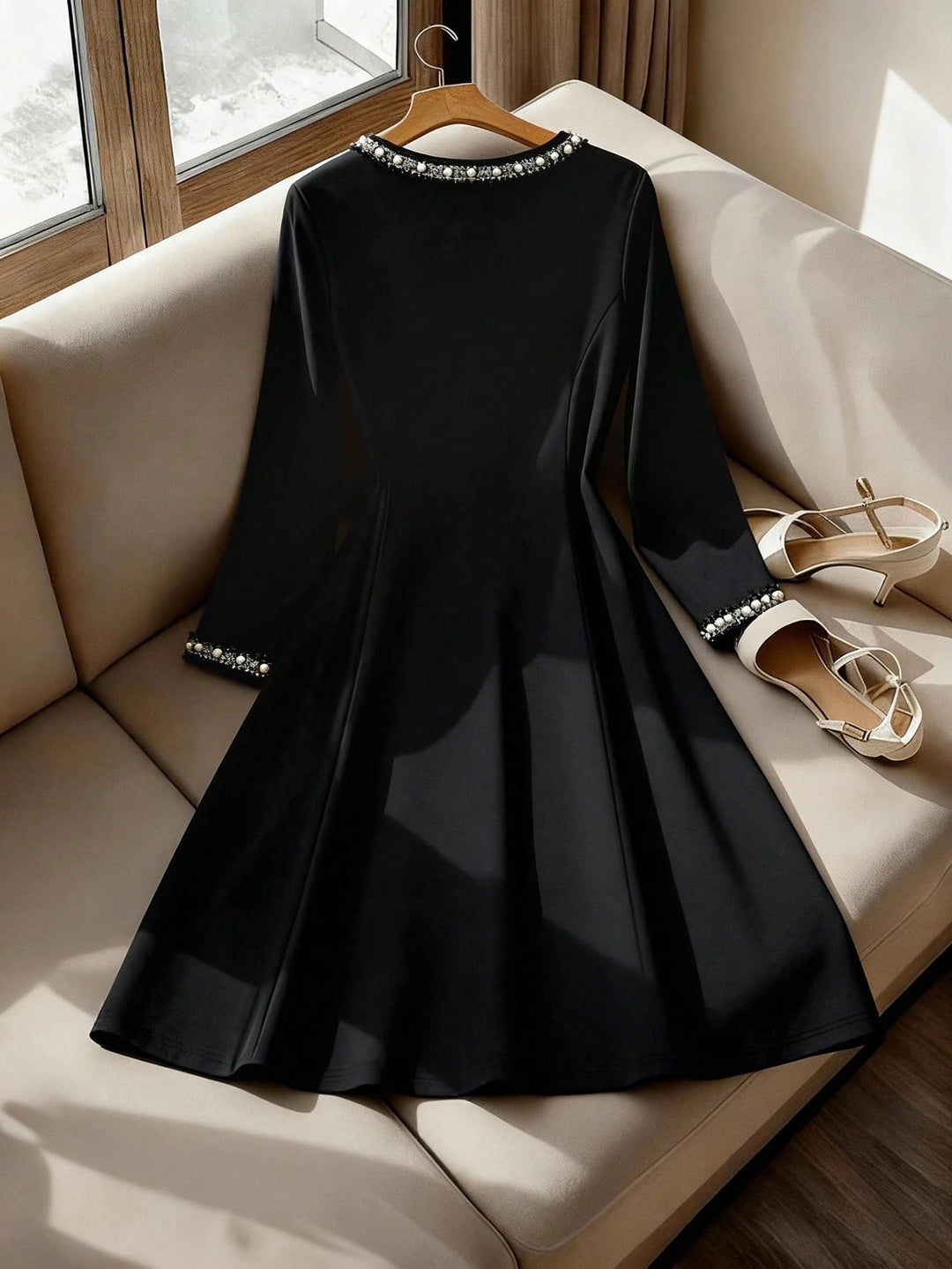 Rochie midi SHEIN, negru