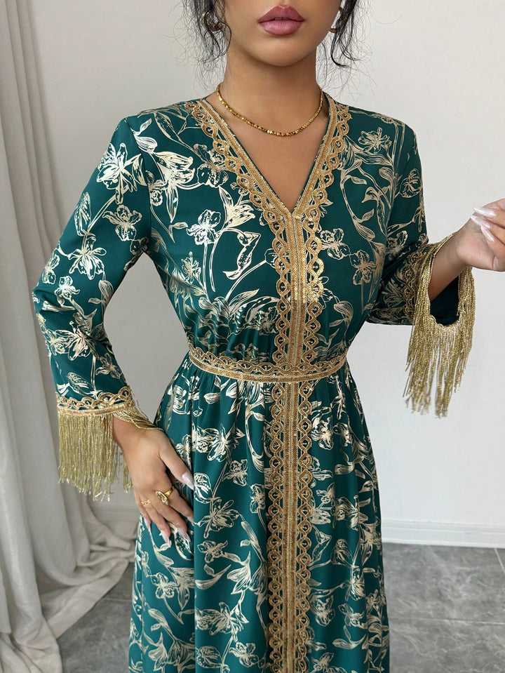 Rochie maxi SHEIN, verde