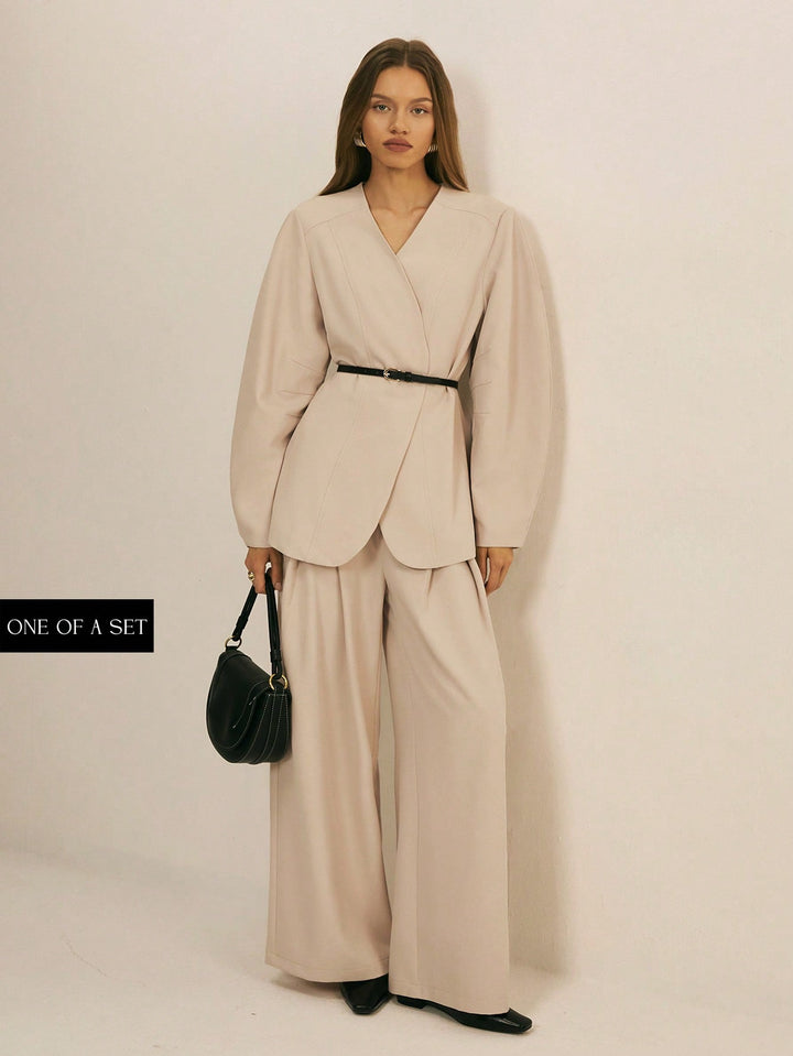 Pantaloni SHEIN, portocaliu