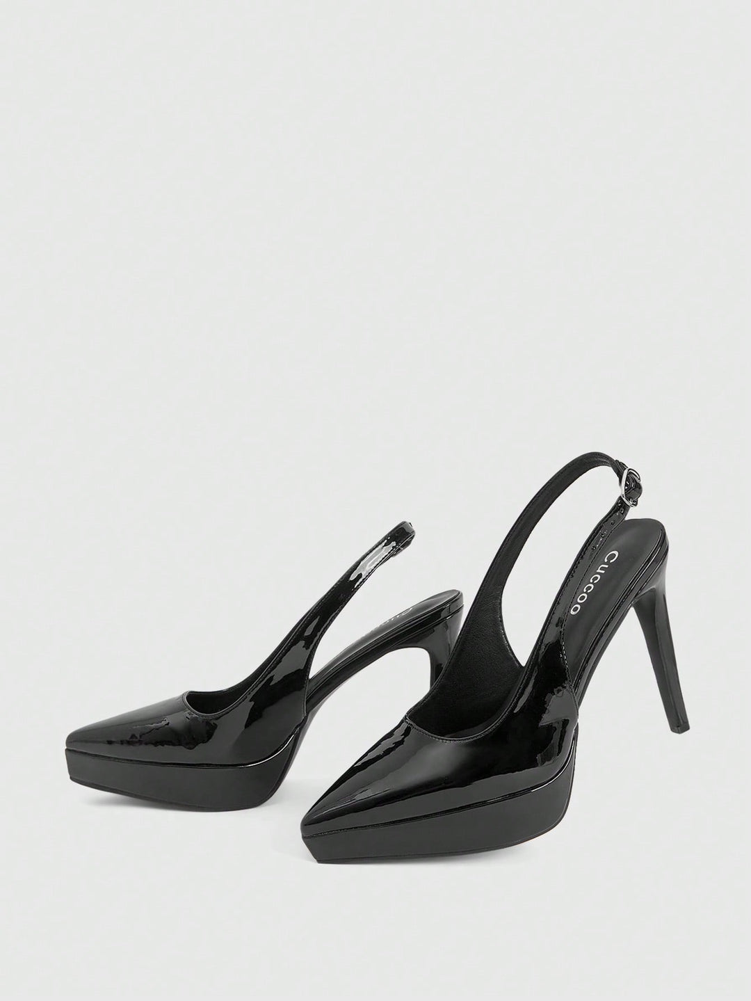 Pantofi cu toc SHEIN, negru