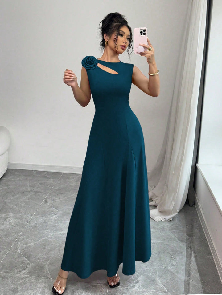 Rochie maxi SHEIN, albastru