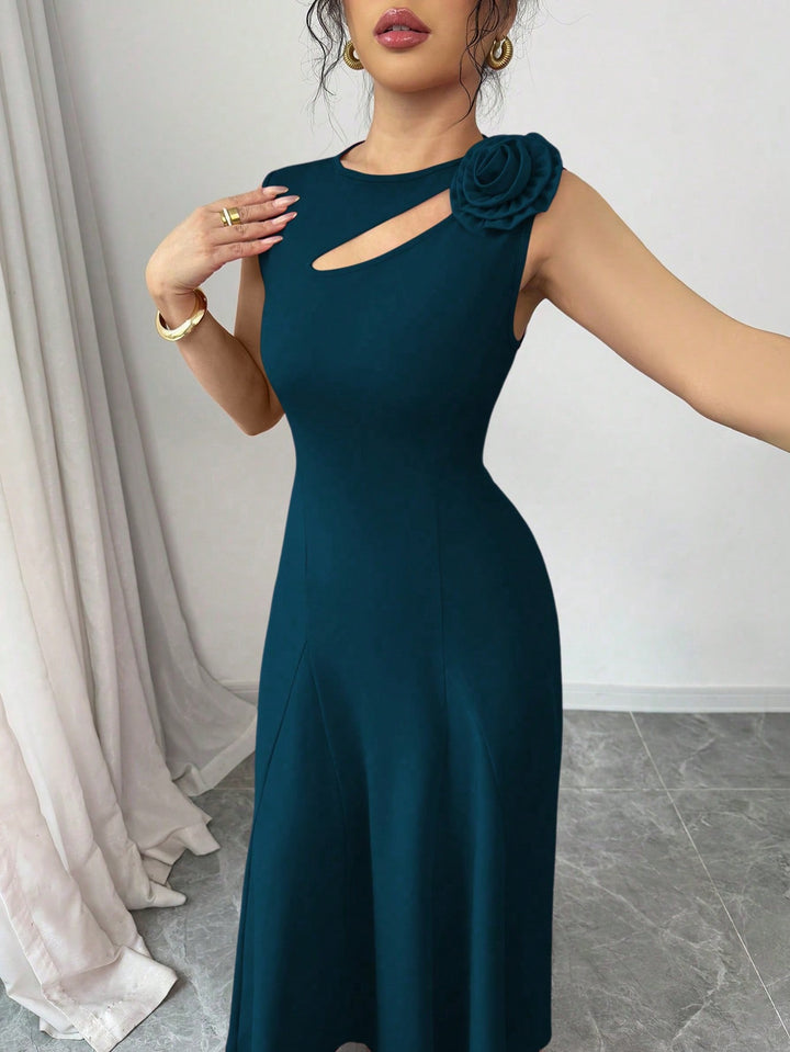 Rochie maxi SHEIN, albastru