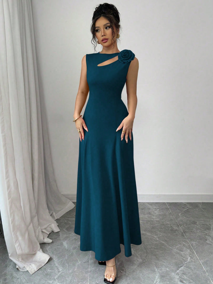 Rochie maxi SHEIN, albastru