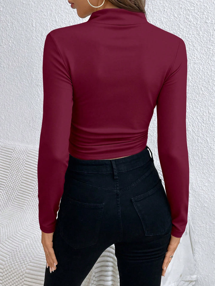 SHEIN blúz, bordó
