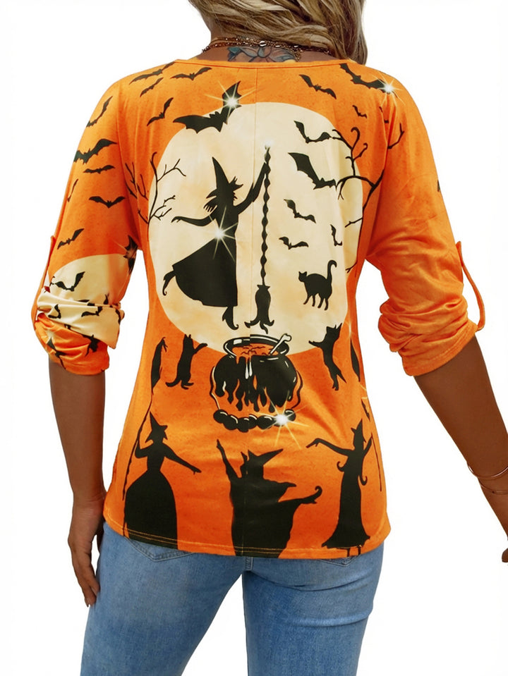 Top SHEIN, portocaliu