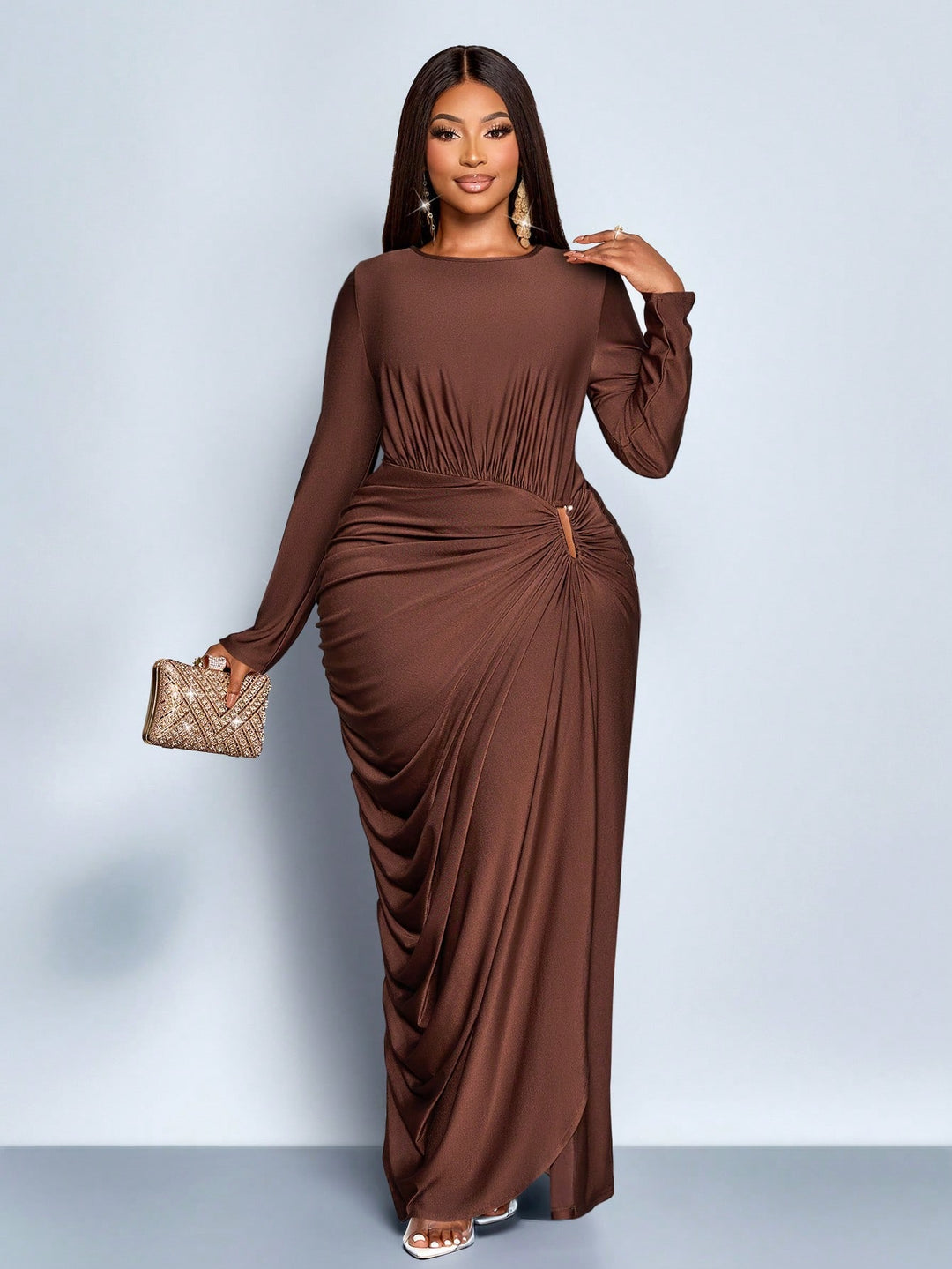 Rochie SHEIN, maro