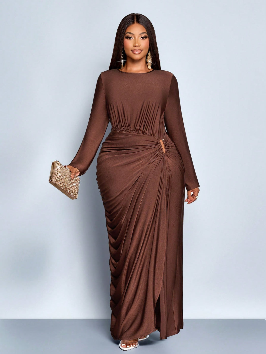Rochie SHEIN, maro