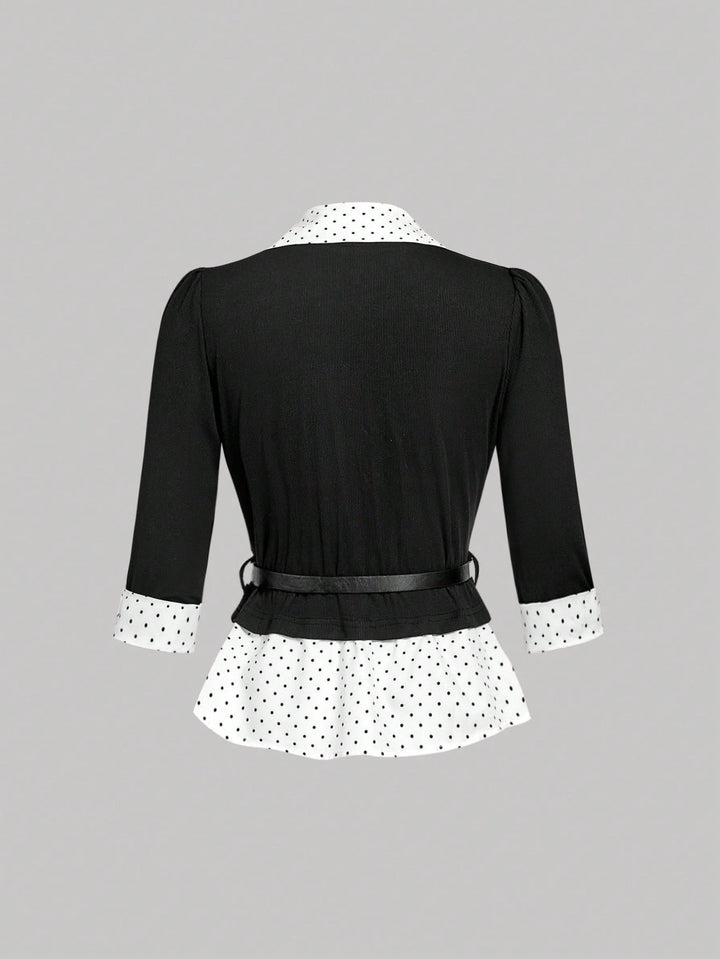 Top SHEIN, negru