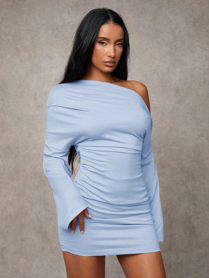 SHEIN mini ruha, kék