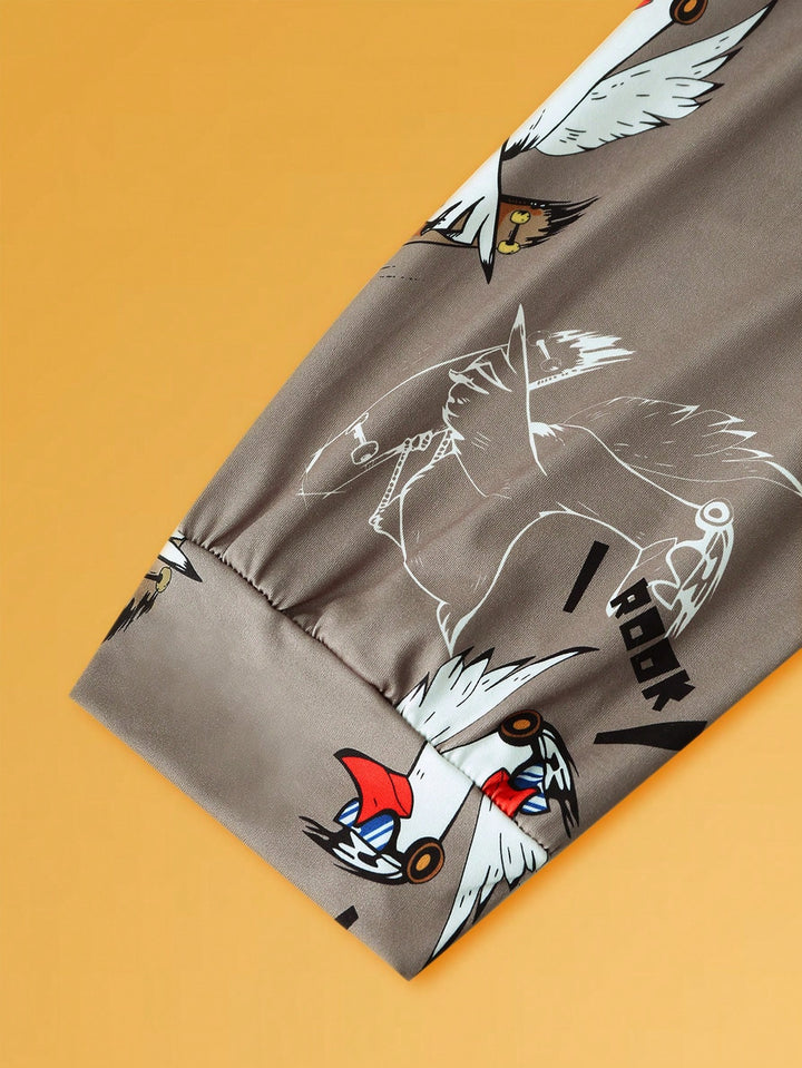 Pijamale SHEIN, maro