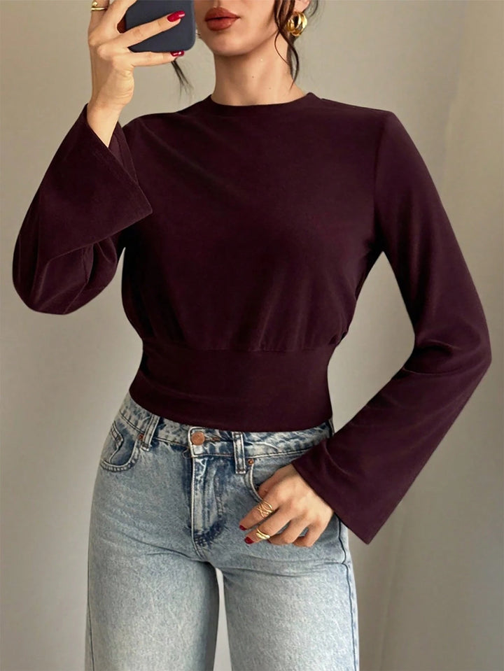 Shein blúz, lila