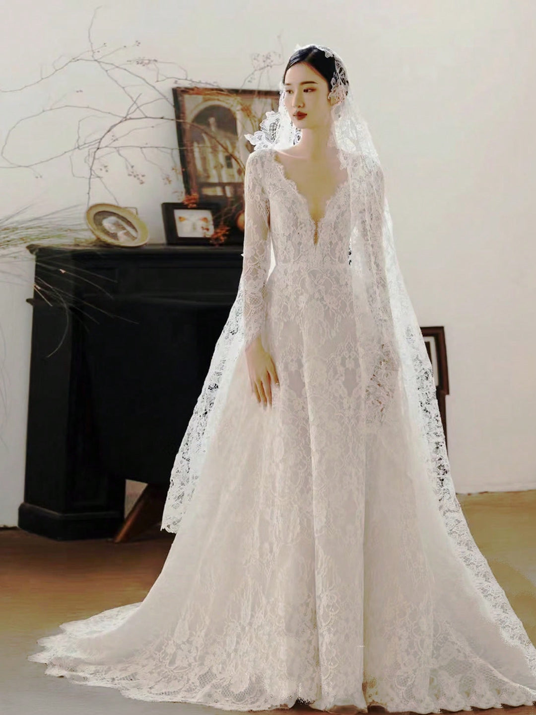 Rochie de mireasă SHEIN, alb