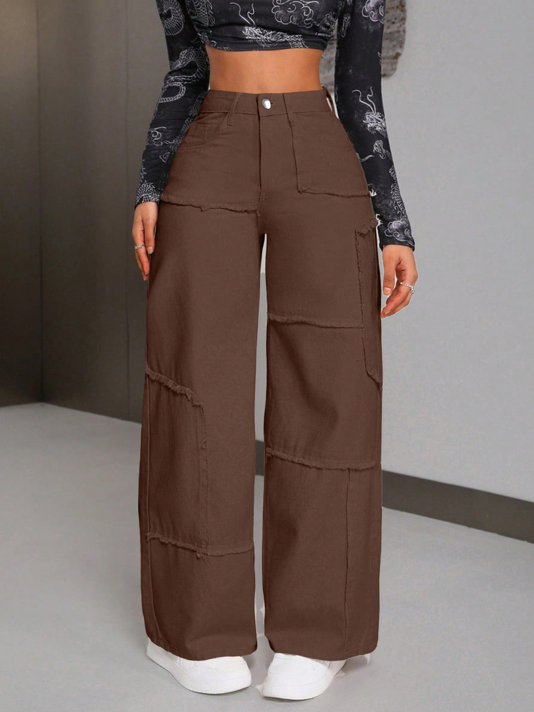 Jeans SHEIN, maro