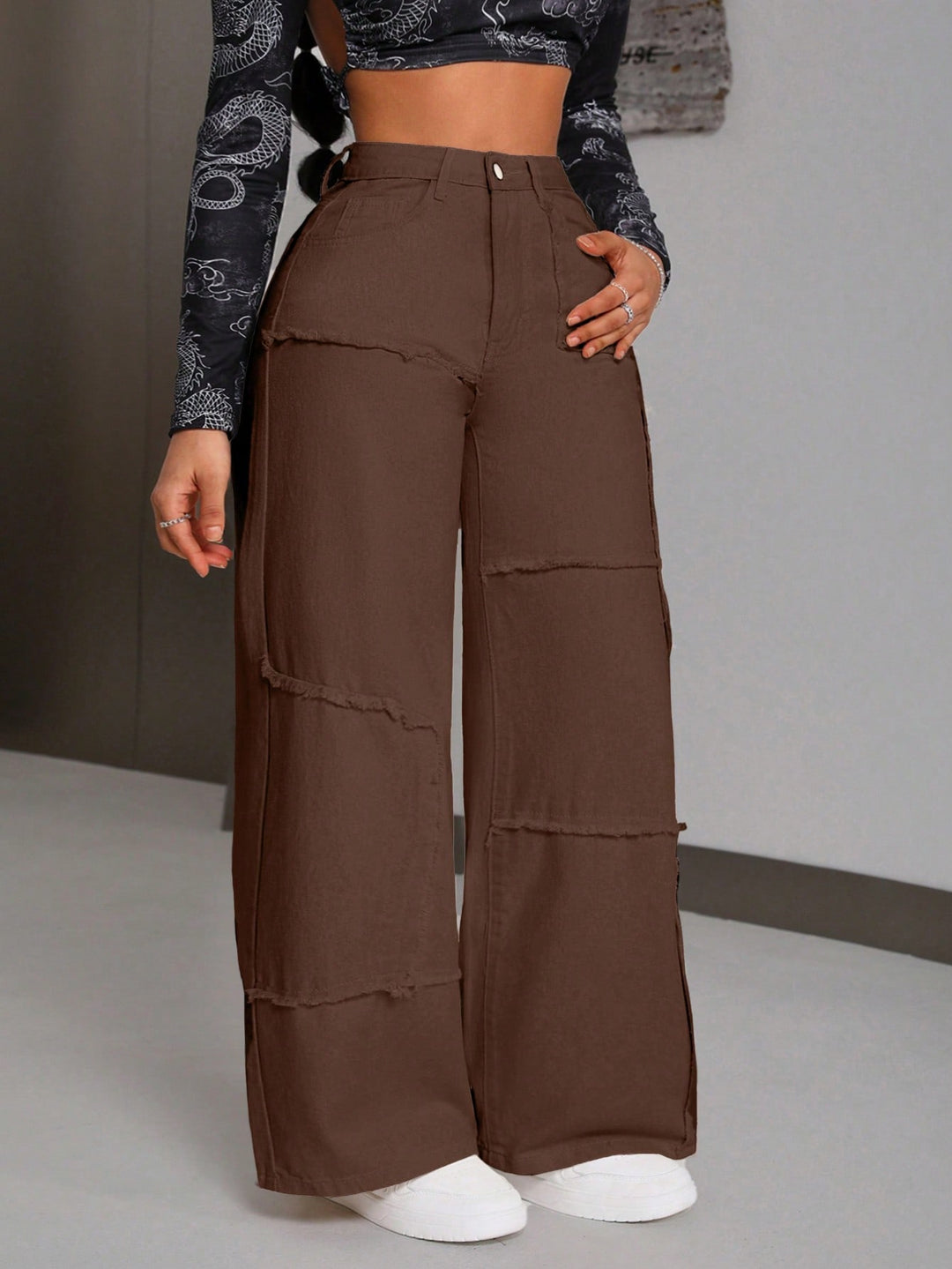Jeans SHEIN, maro