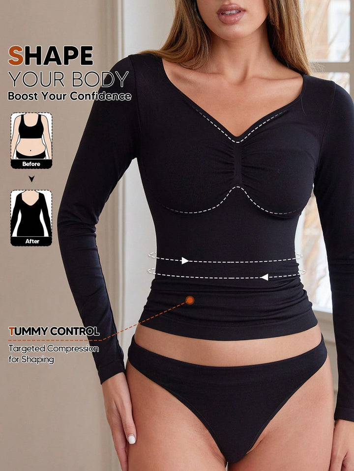 Top SHEIN, negru