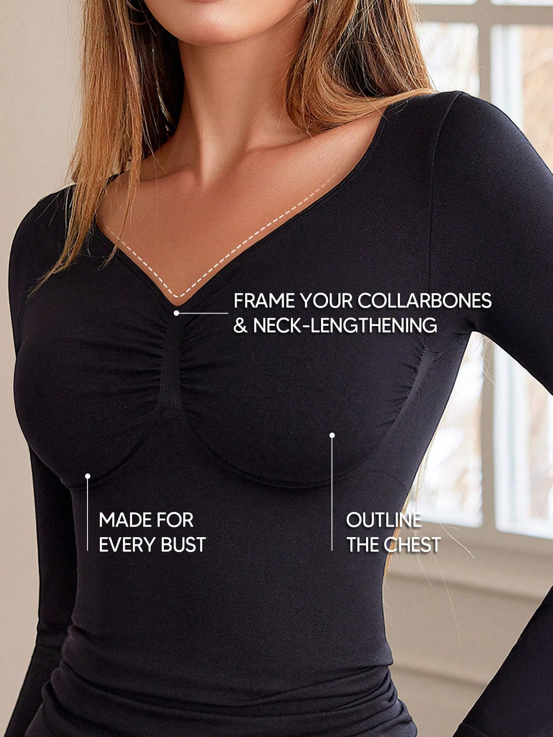 Top SHEIN, negru