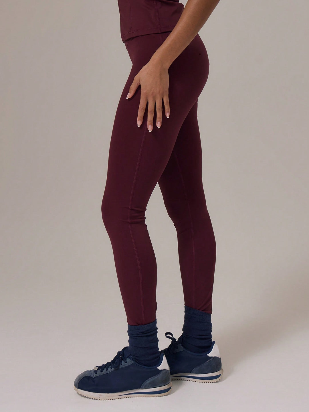 Pantaloni SHEIN, vișiniu