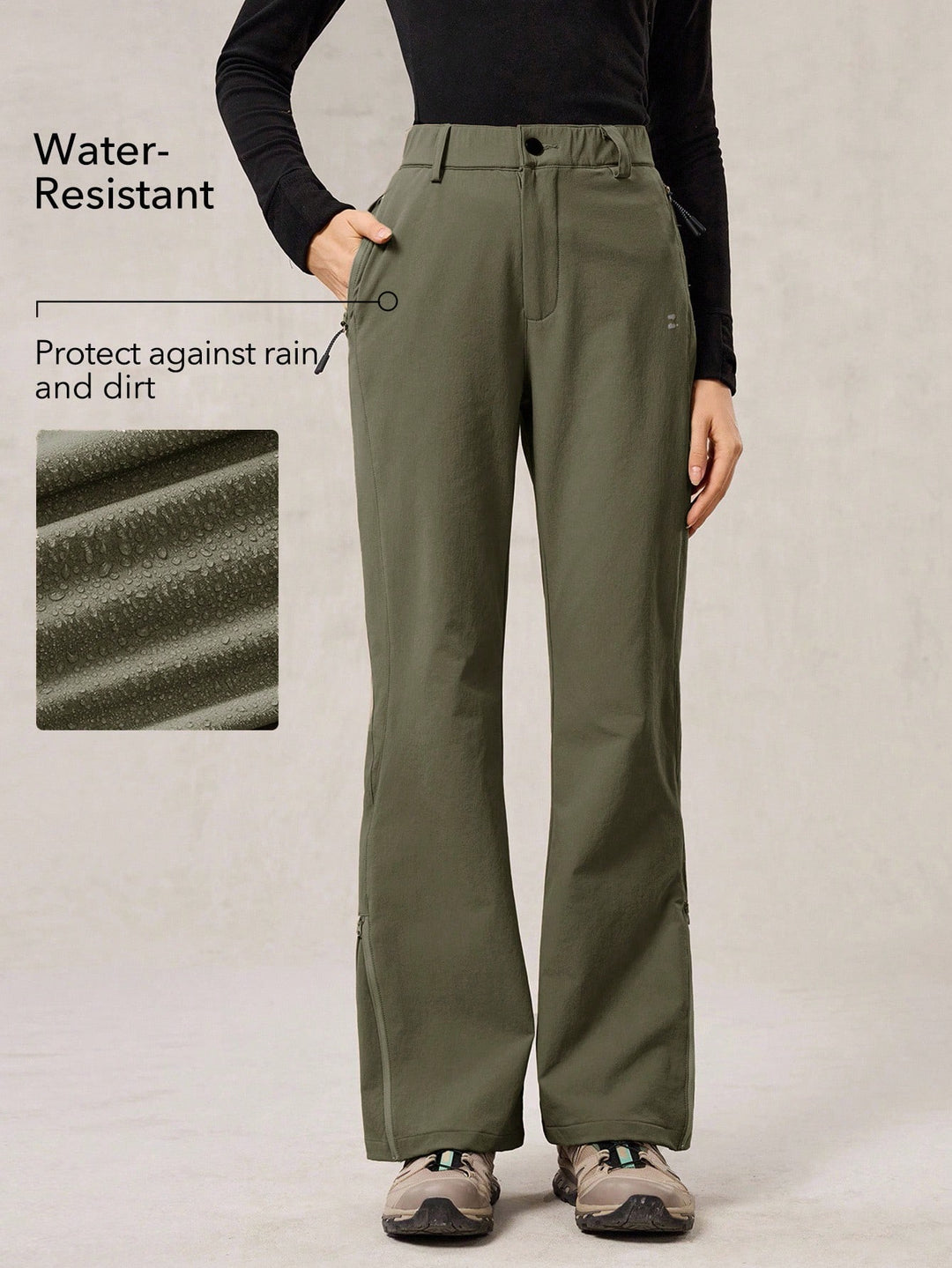 Pantaloni SHEIN, verde