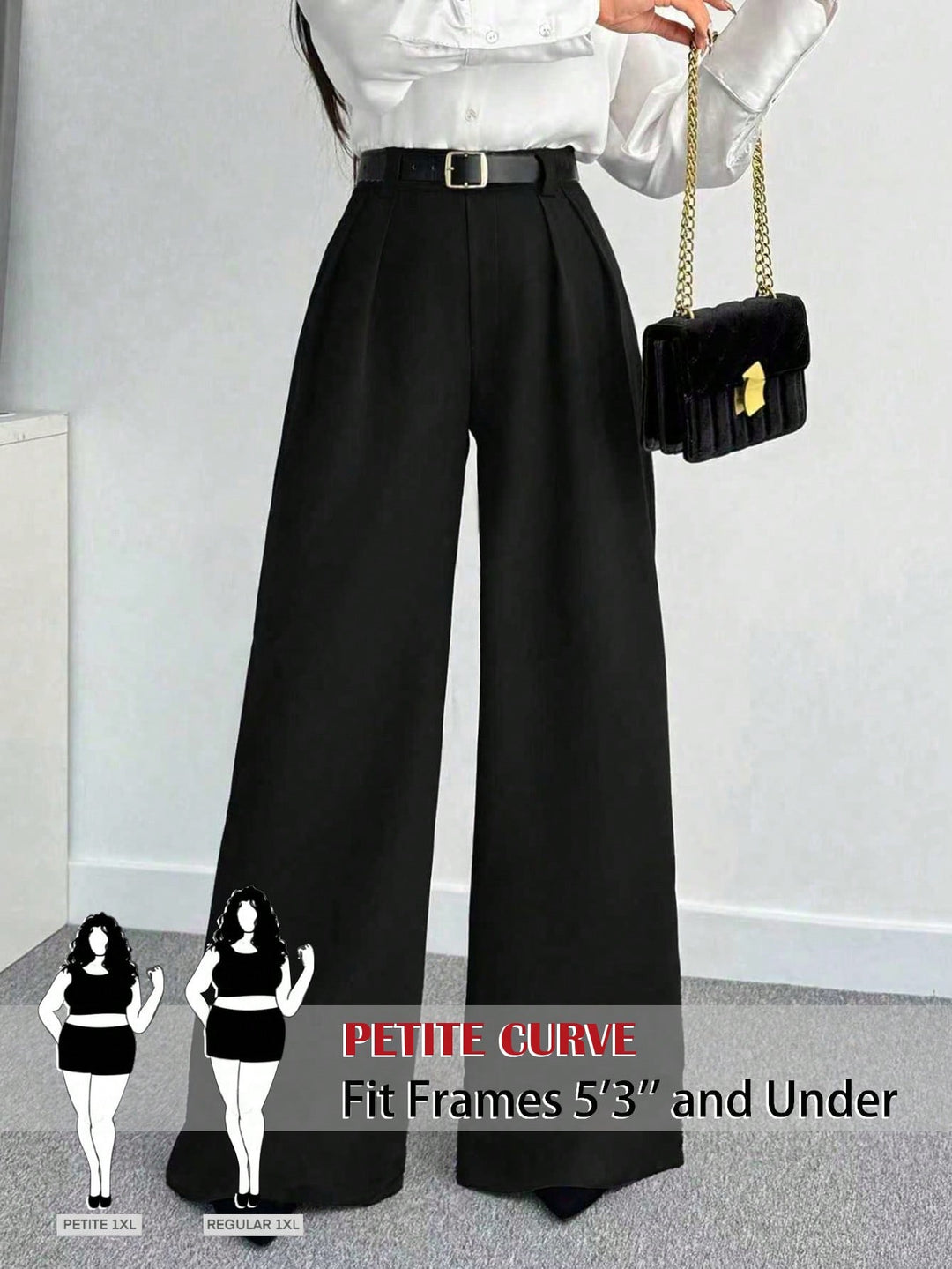 Pantaloni SHEIN, negru