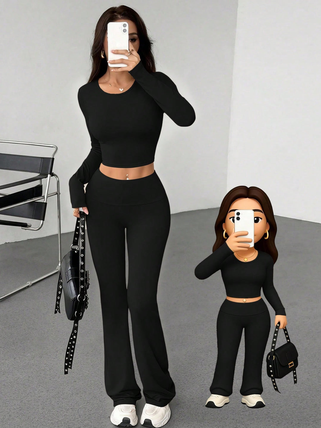 Compleu SHEIN, negru