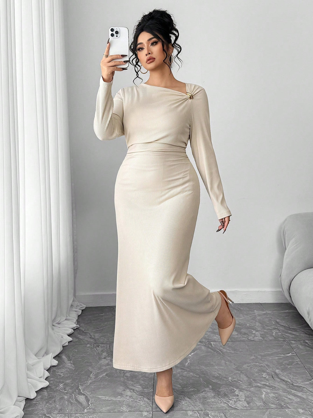 Rochie SHEIN, portocaliu