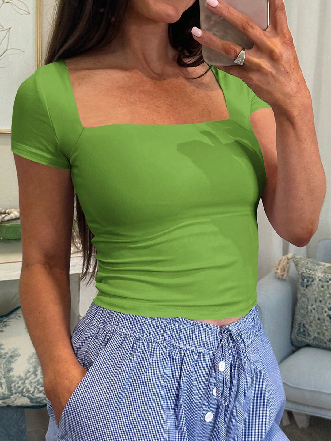 Tricou SHEIN, verde