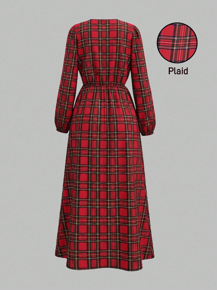 SHEIN maxi ruha, piros