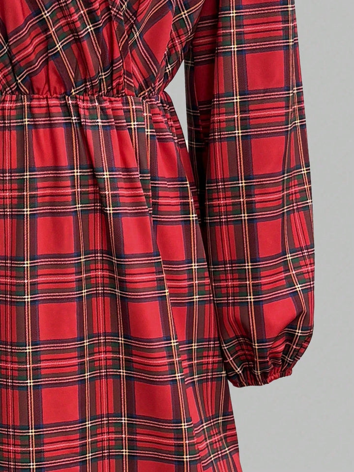 SHEIN maxi ruha, piros