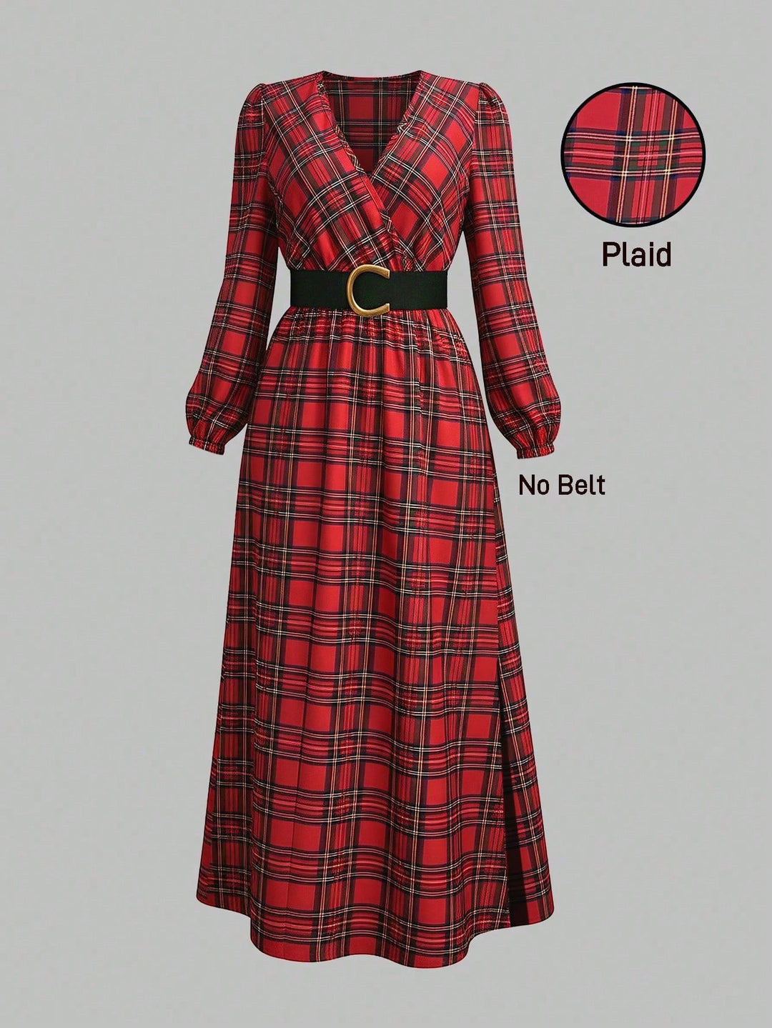 SHEIN maxi ruha, piros