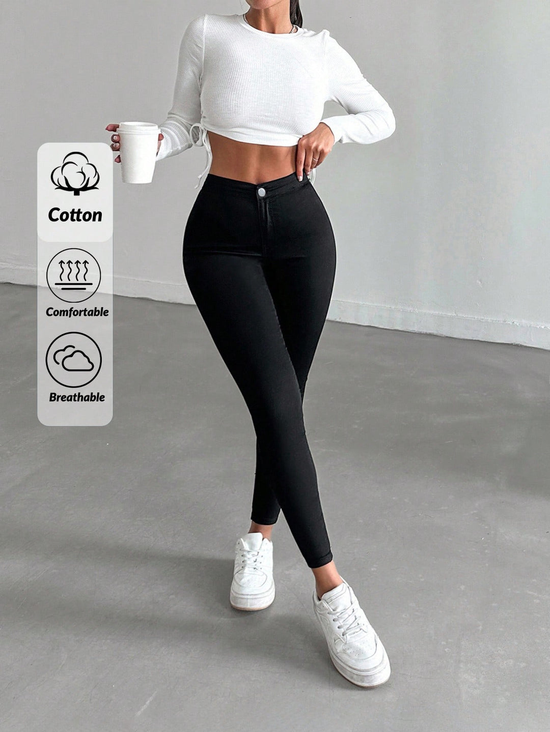Jeans SHEIN, negru