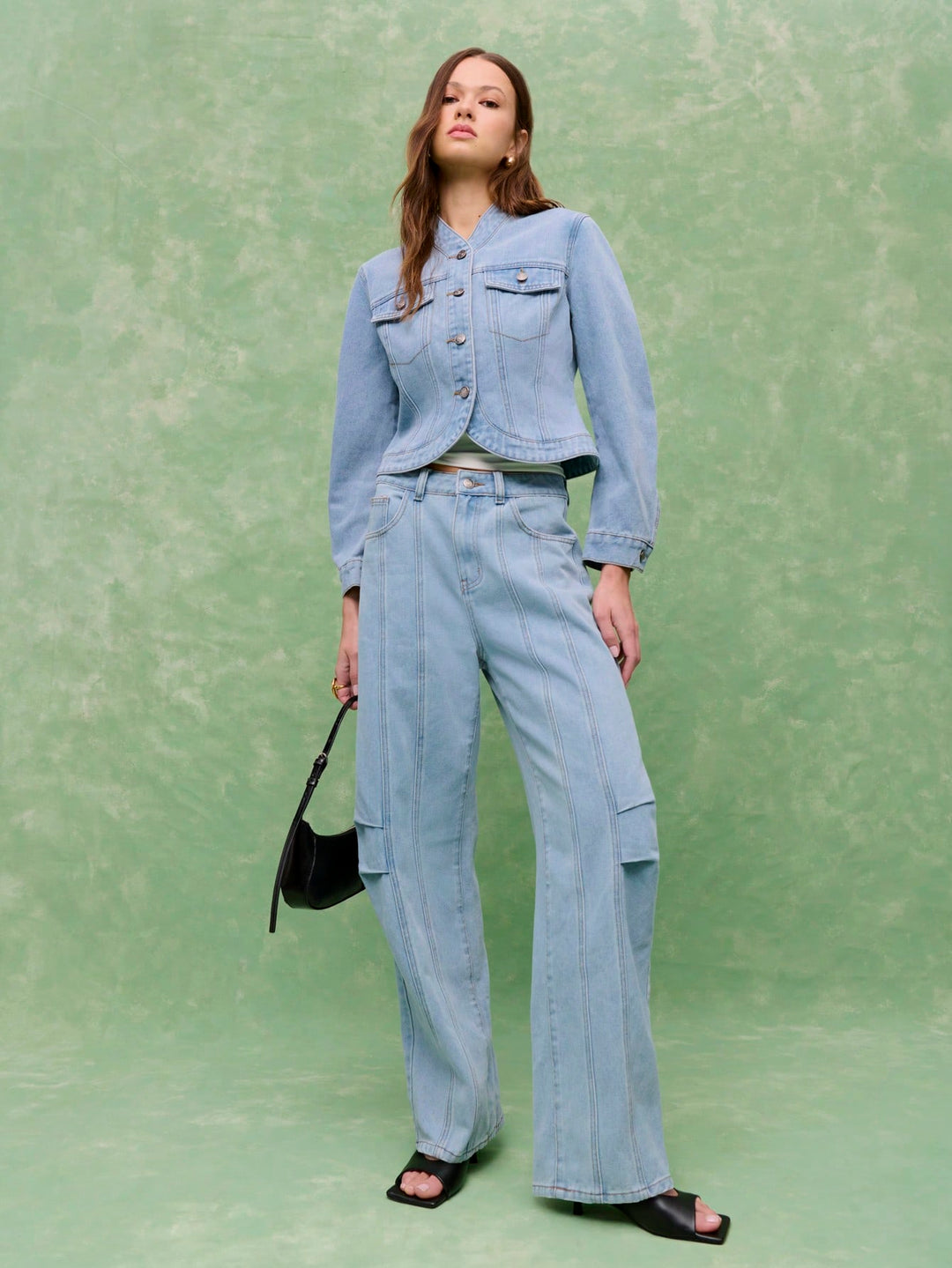 Jachetă denim SHEIN