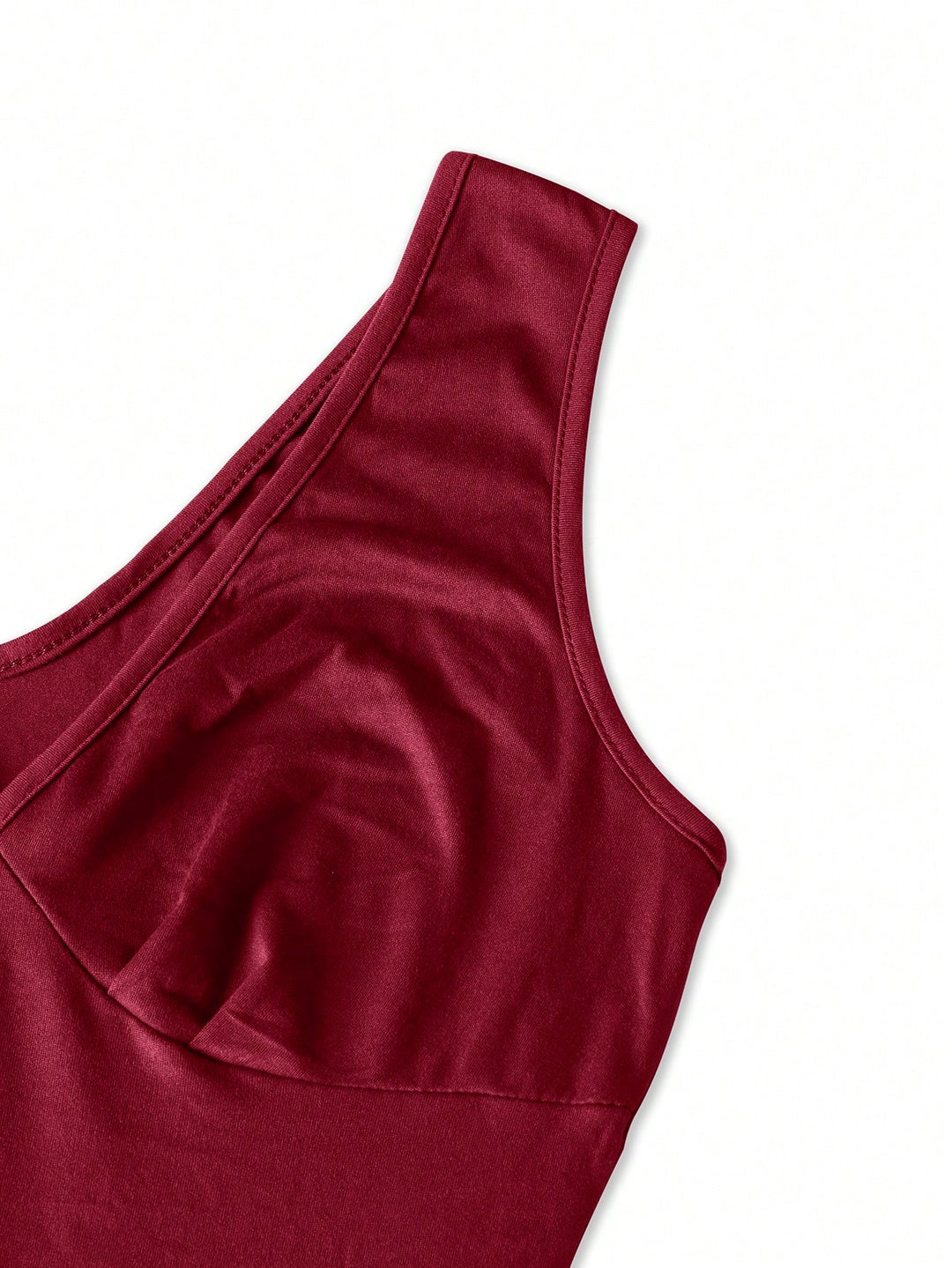 SHEIN bordó maxi ruha