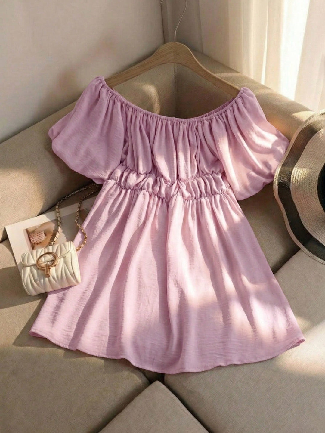 Rochie scurtă SHEIN, roz